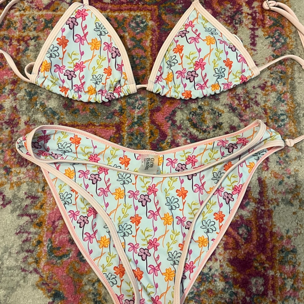 Garden Party Grey Bandit Bikini